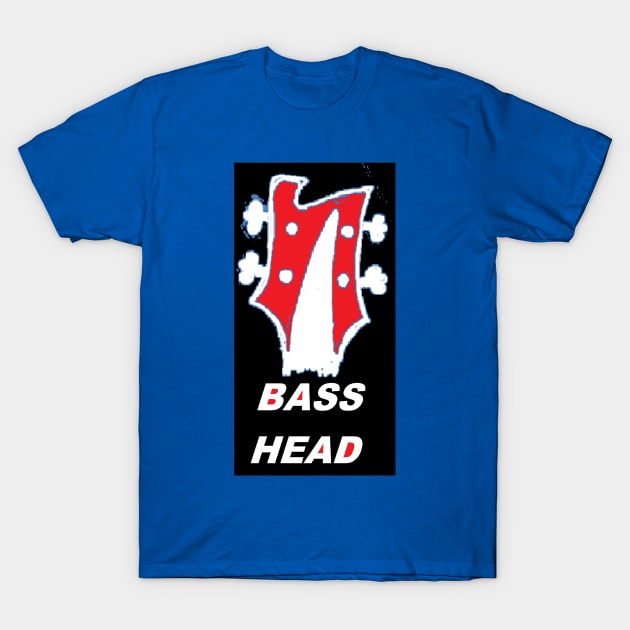 Bass Head by LowEndGraphics T-Shirt by LowEndGraphics